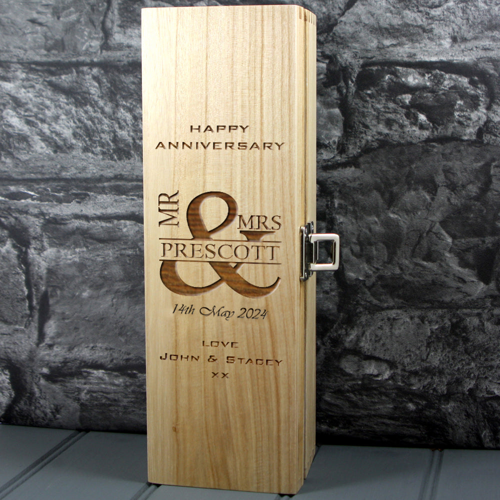 Anniversary Single Wood Box