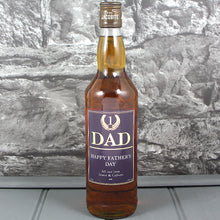 Load image into Gallery viewer, Fathers Day Single Bottle With A Personalised Label Printed

