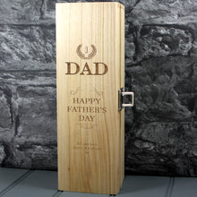 Load image into Gallery viewer, Fathers Day Single Wood Box
