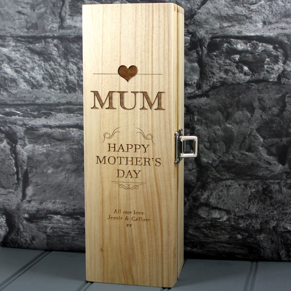 Mothers Day Single Wood Box
